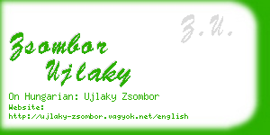 zsombor ujlaky business card